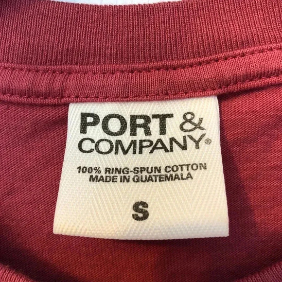 Port & Company Unisex Shirt Size S 100% Cotton - Picture 4 of 4